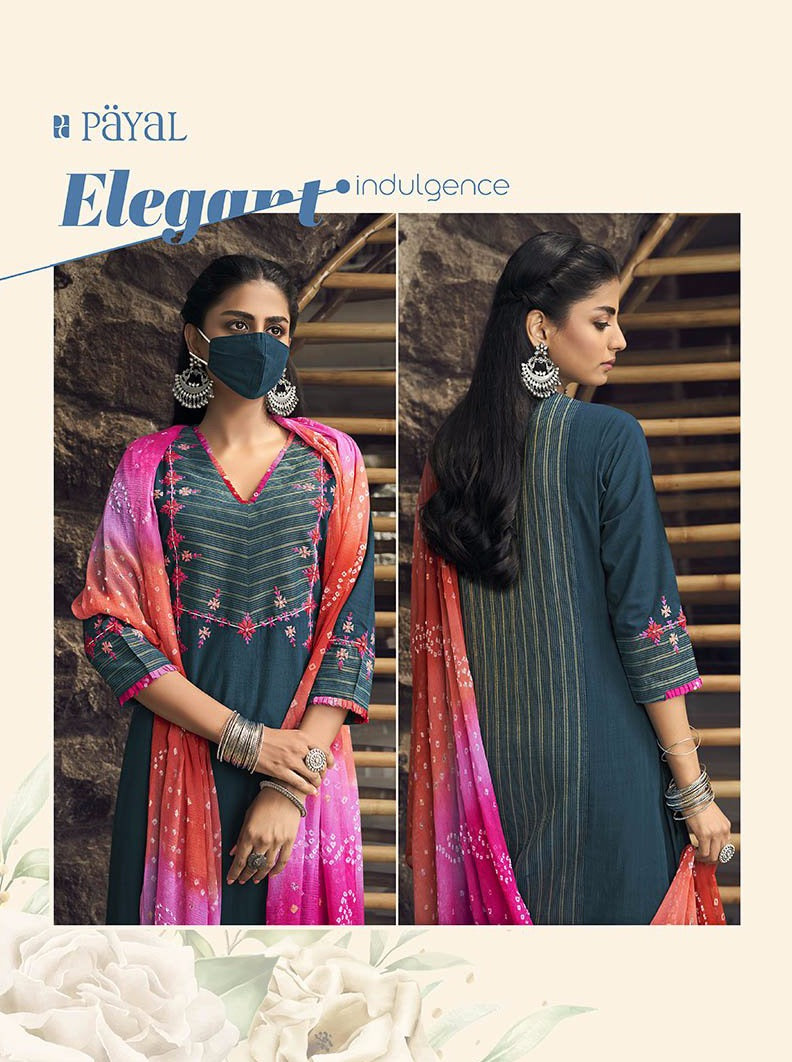 Payal Designer Straight Cut Festive Smart Look Ethnic Wear Online Pent Suit - Payal