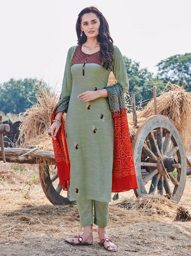 Payal Designer Straight Cut Smart Look Casual Ethnic Wear Online Pent Suit - Payal