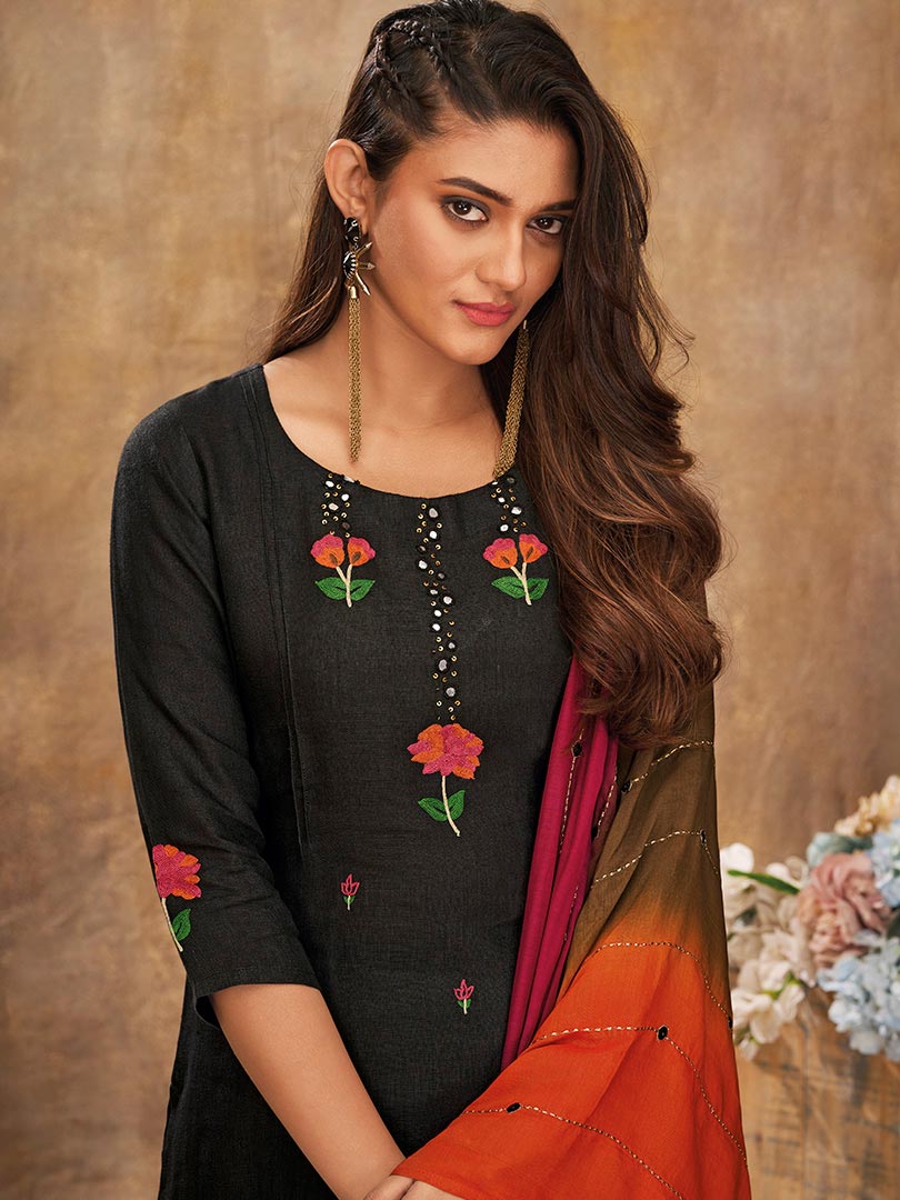 Payal Designer Straight Cut Smart Look Ethnic Wear Online Pent Suit - Payal