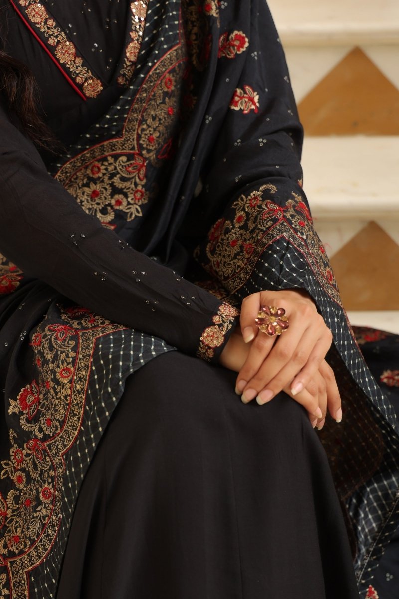 PAYAL Modal Muslin Flared Suit Set - Payal