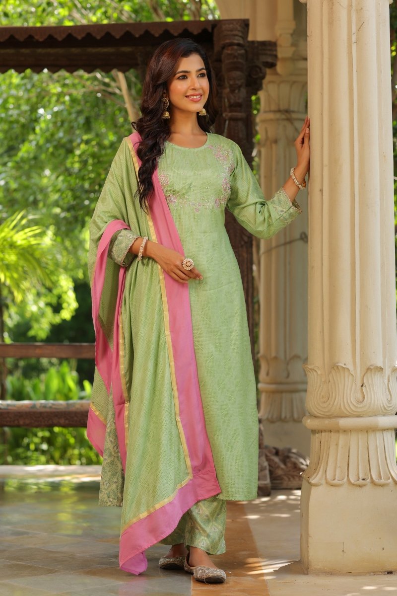 Payal Muslin Aline Casual Suit Set - Payal