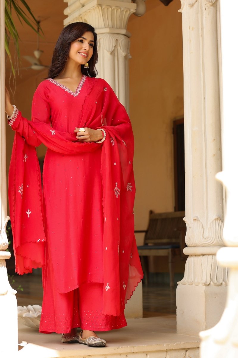 PAYAL Muslin Festive Suit Set - Payal