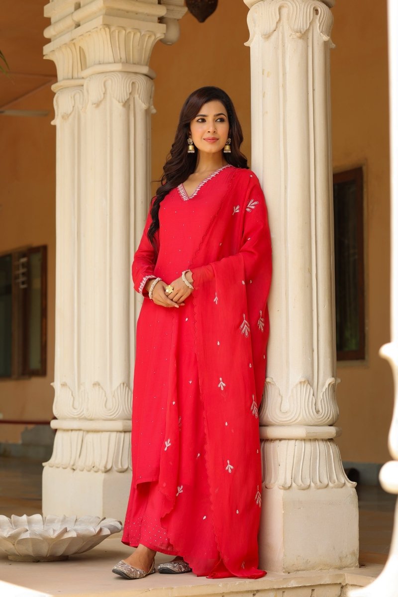 PAYAL Muslin Festive Suit Set - Payal