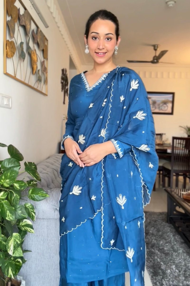 PAYAL Muslin Festive Suit Set - Payal