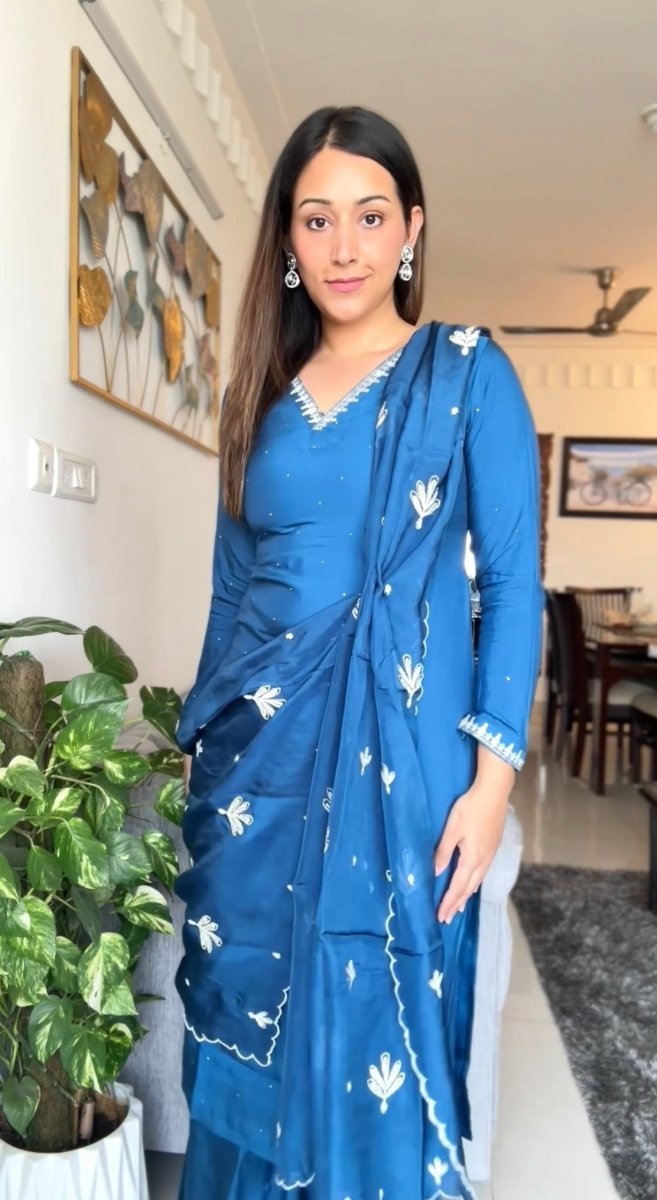 PAYAL Muslin Festive Suit Set - Payal