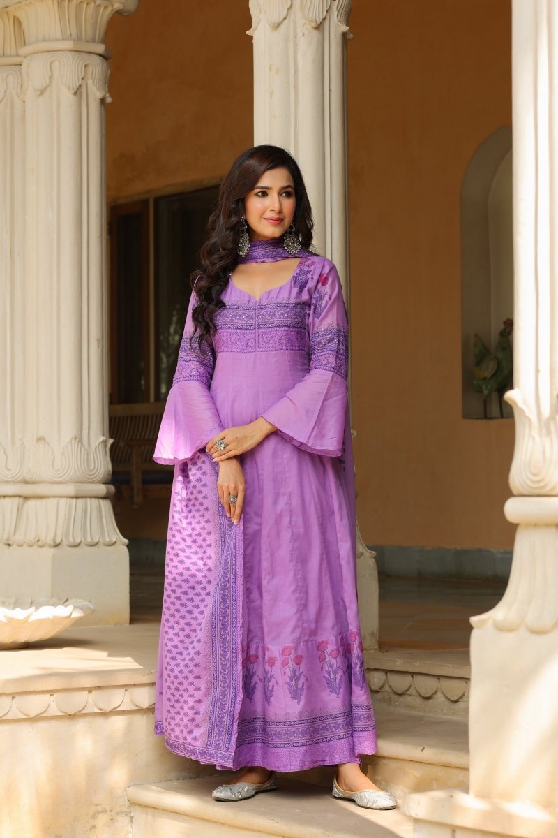 PAYAL Muslin Flared Suit Set - Payal