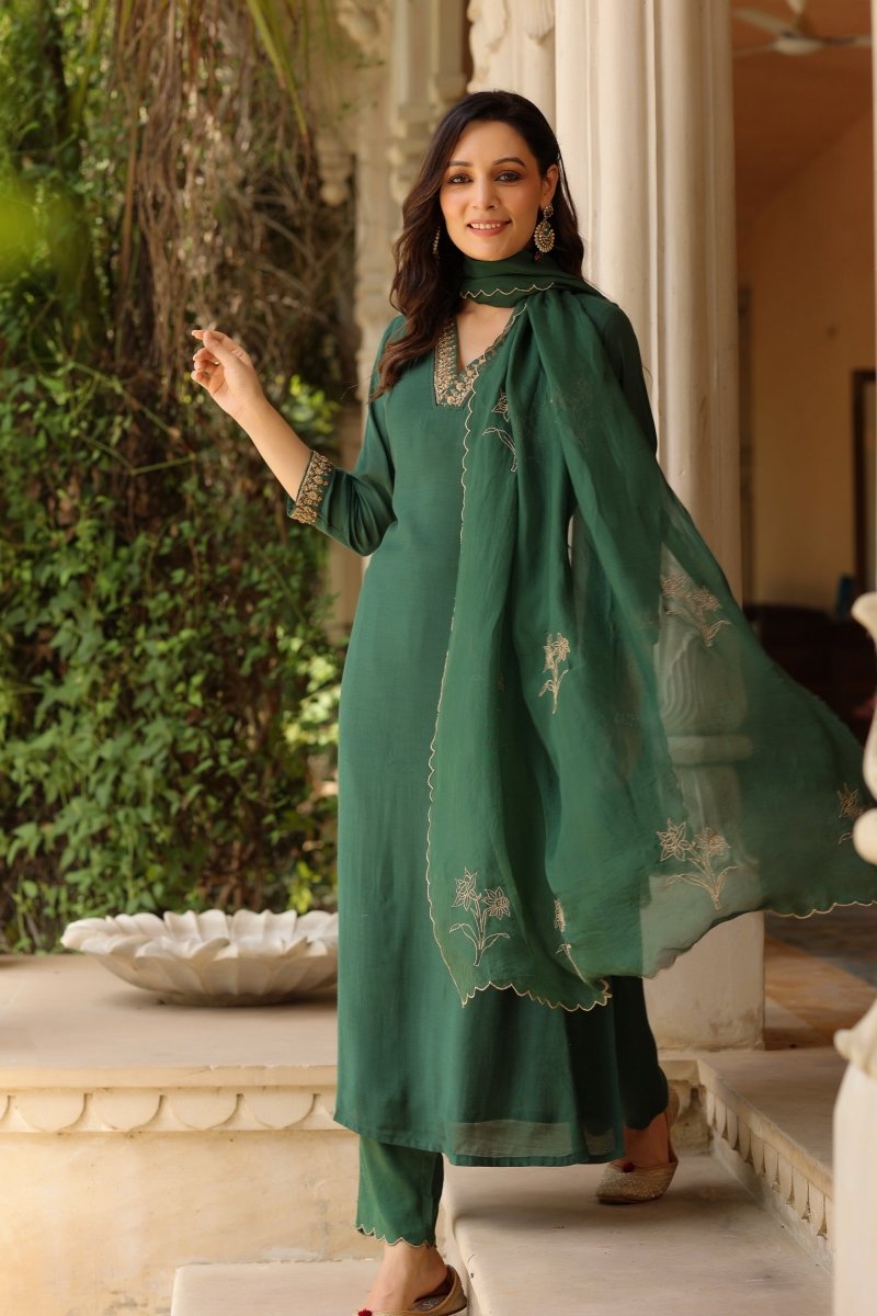 PAYAL Viscose Muslin Aline Suit Set - Payal