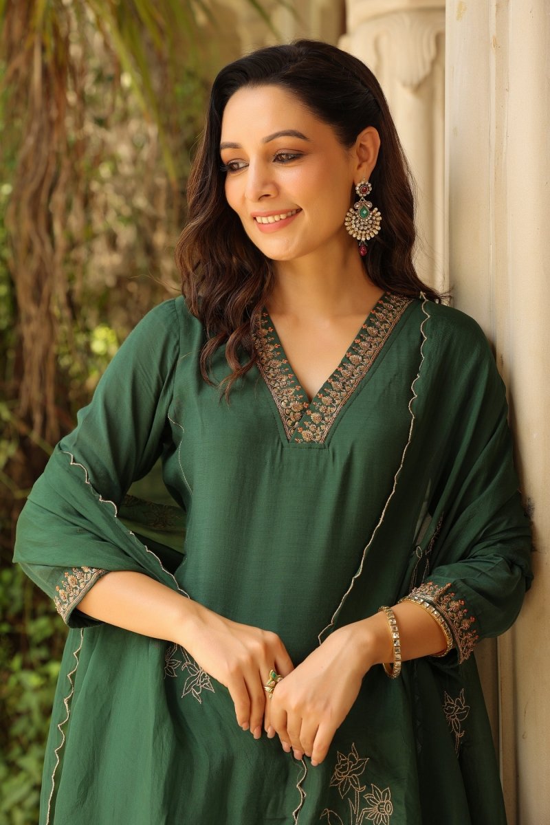 PAYAL Viscose Muslin Aline Suit Set - Payal