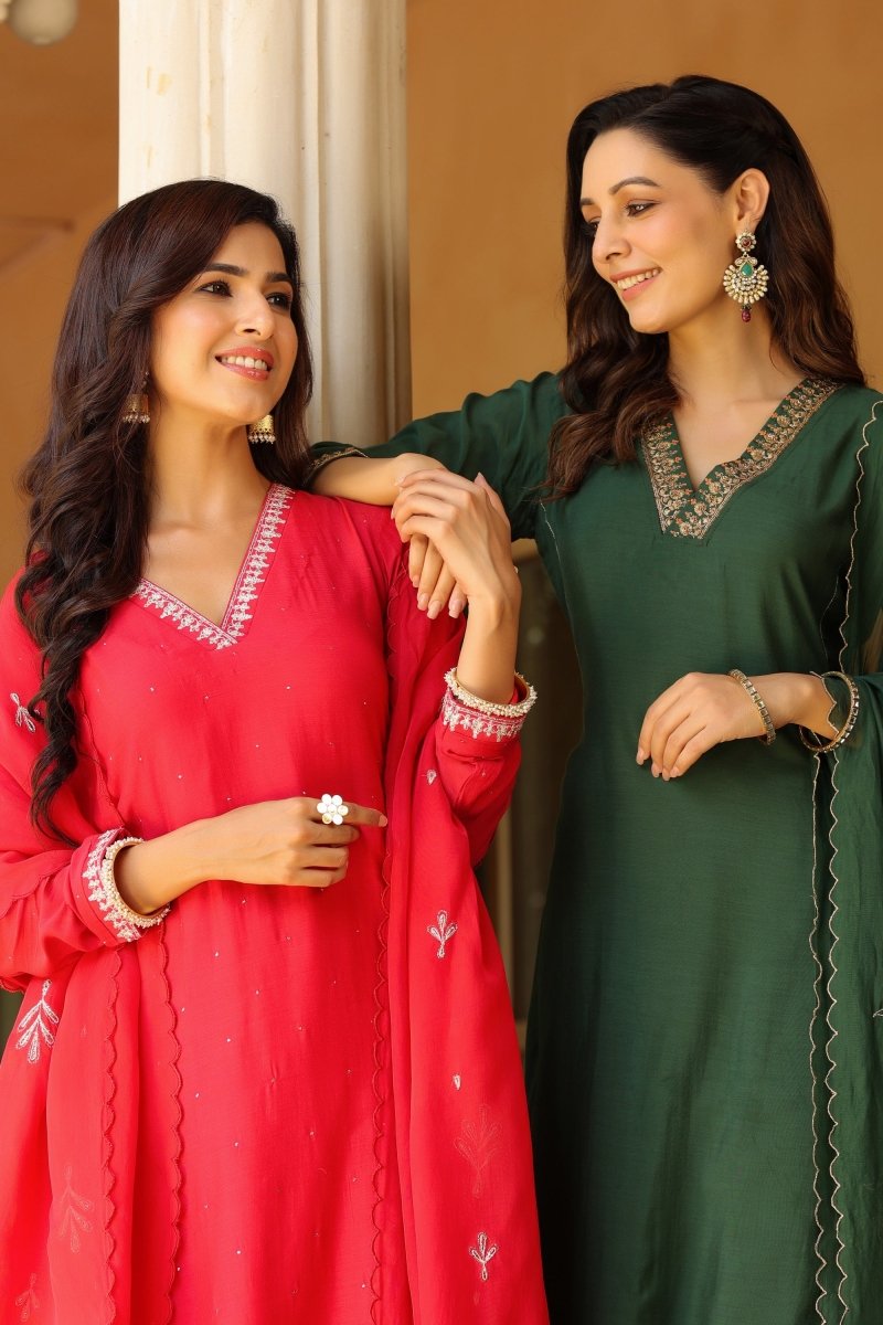 PAYAL Viscose Muslin Aline Suit Set - Payal