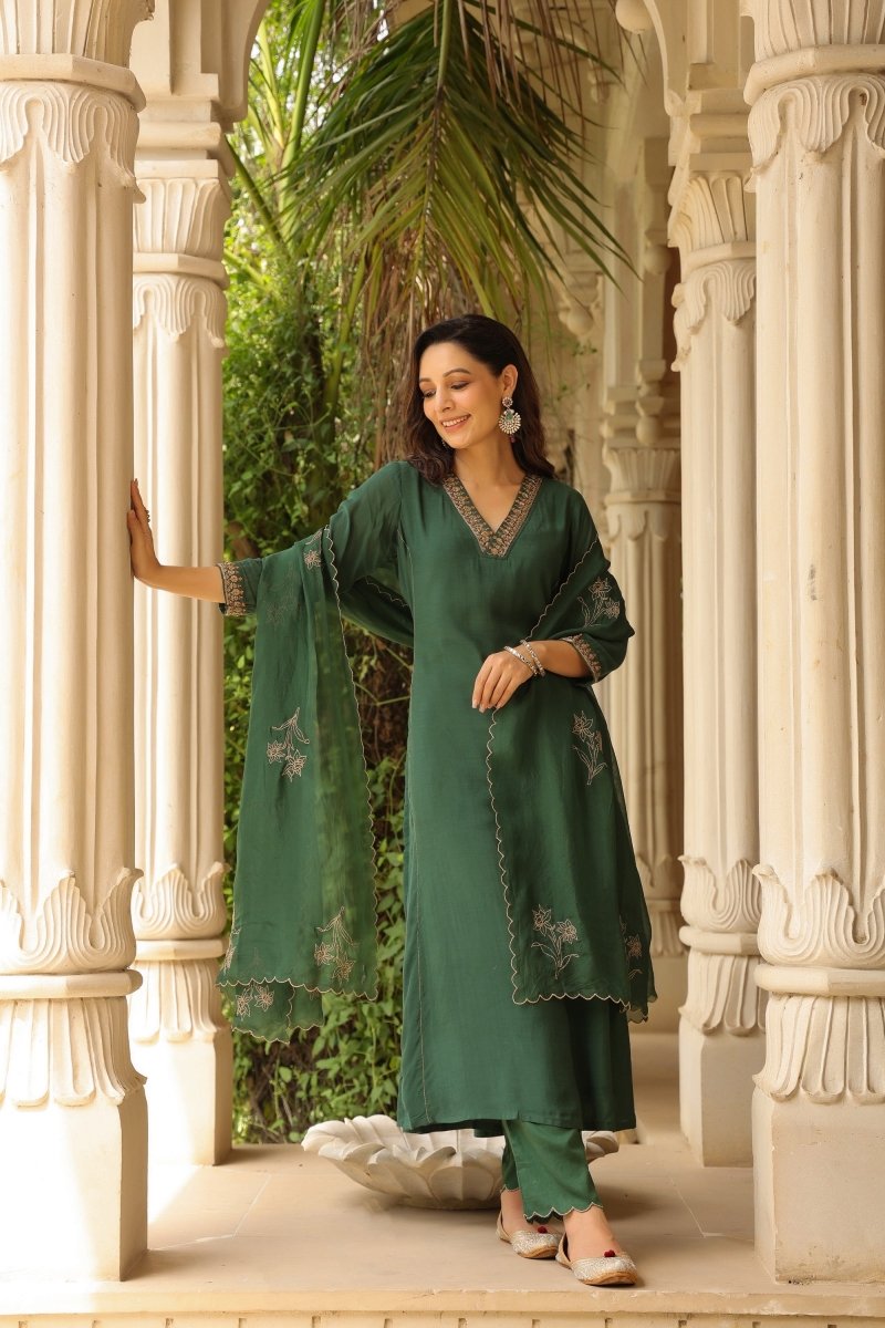 PAYAL Viscose Muslin Aline Suit Set - Payal