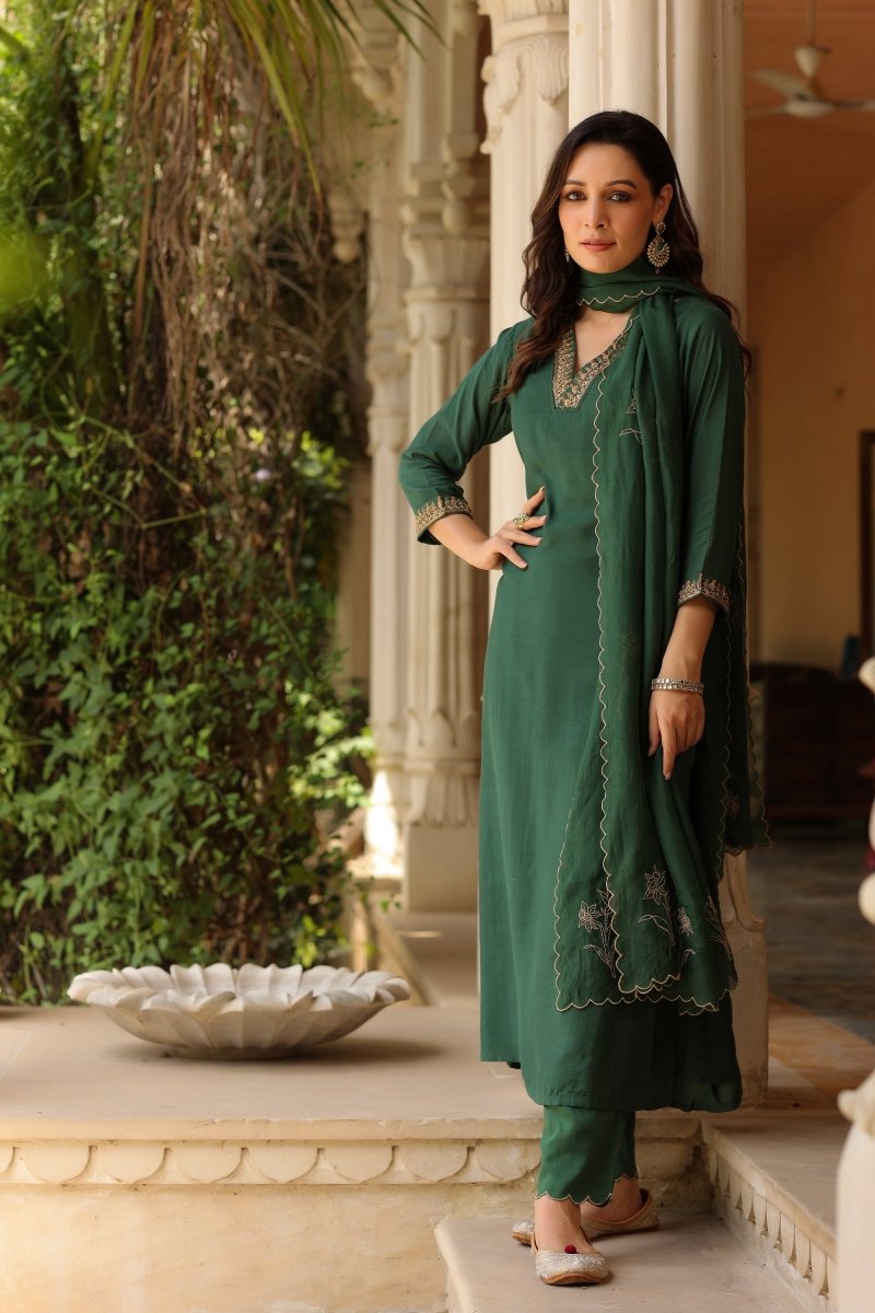 PAYAL Viscose Muslin Aline Suit Set - Payal