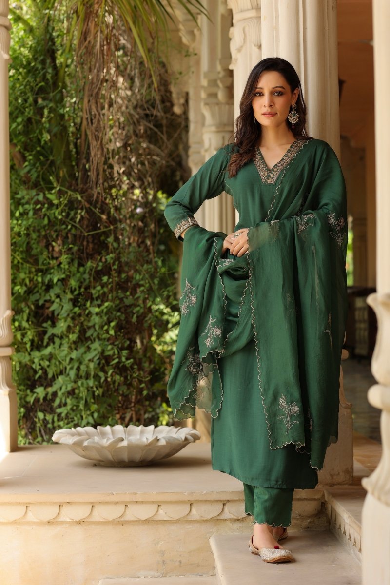 PAYAL Viscose Muslin Aline Suit Set - Payal