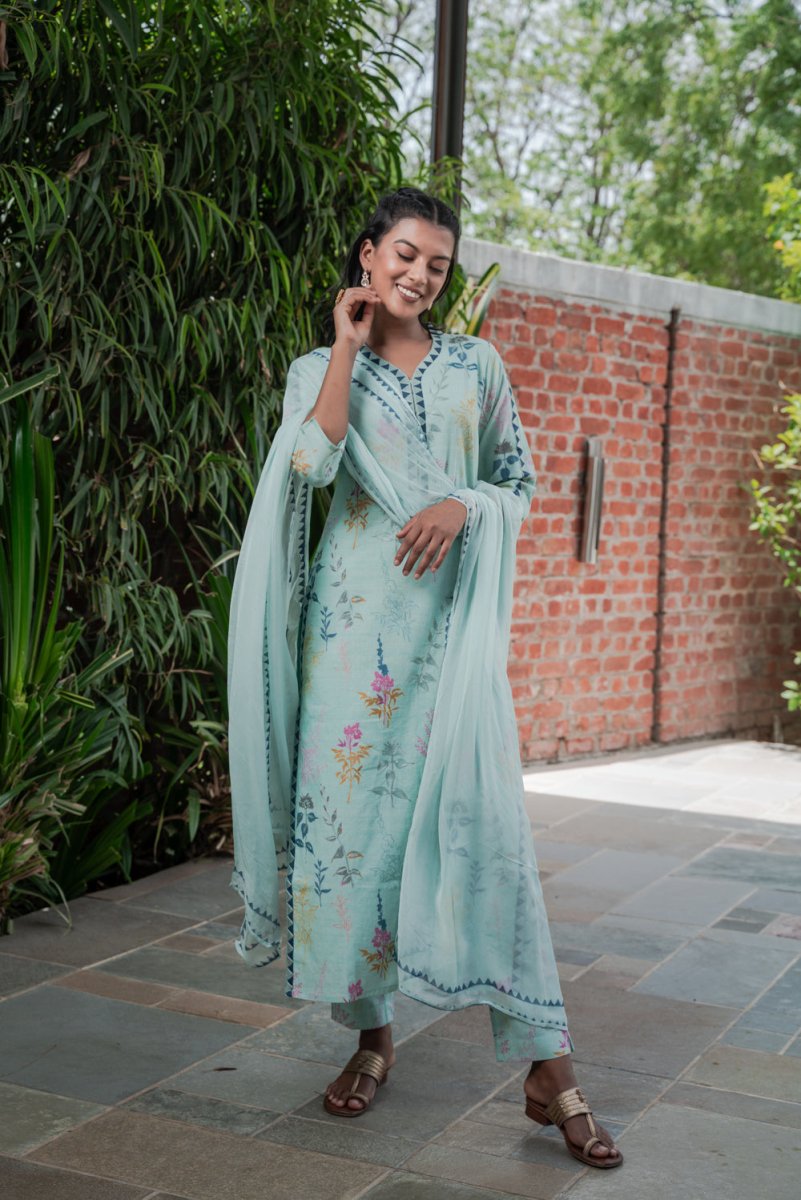 Printed Cotton Co-ord Suit Set - Payal