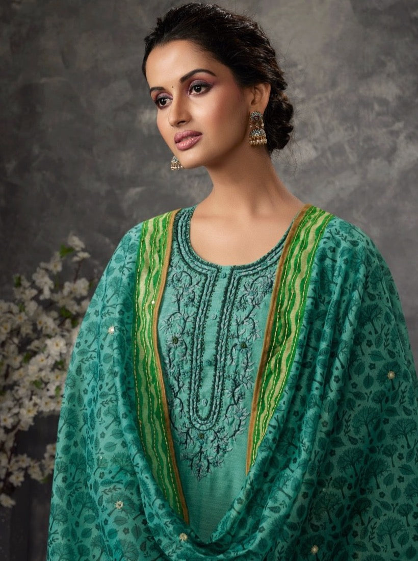 Rama Cotton Straight Suit Set - Payal