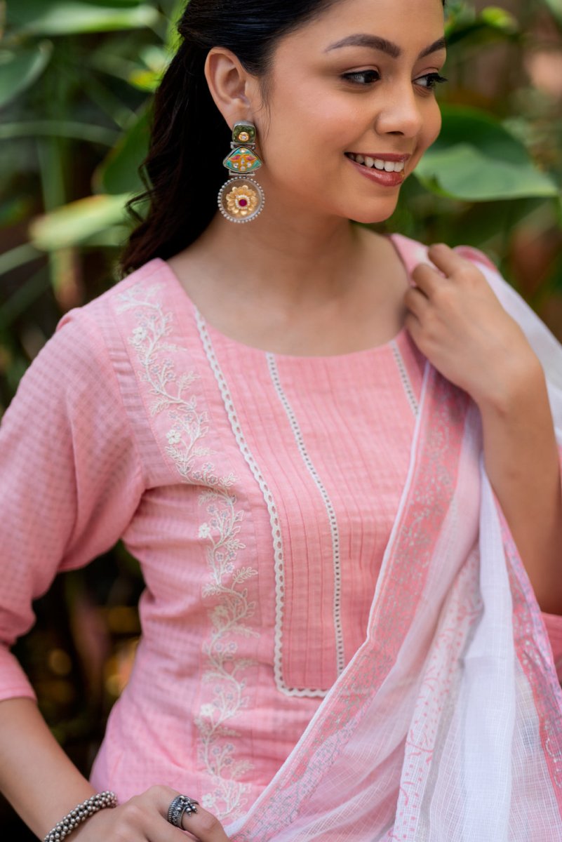 Tenchex Cotton Suit Set - Payal