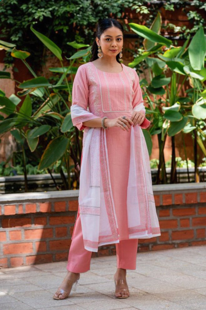 Tenchex Cotton Suit Set - Payal