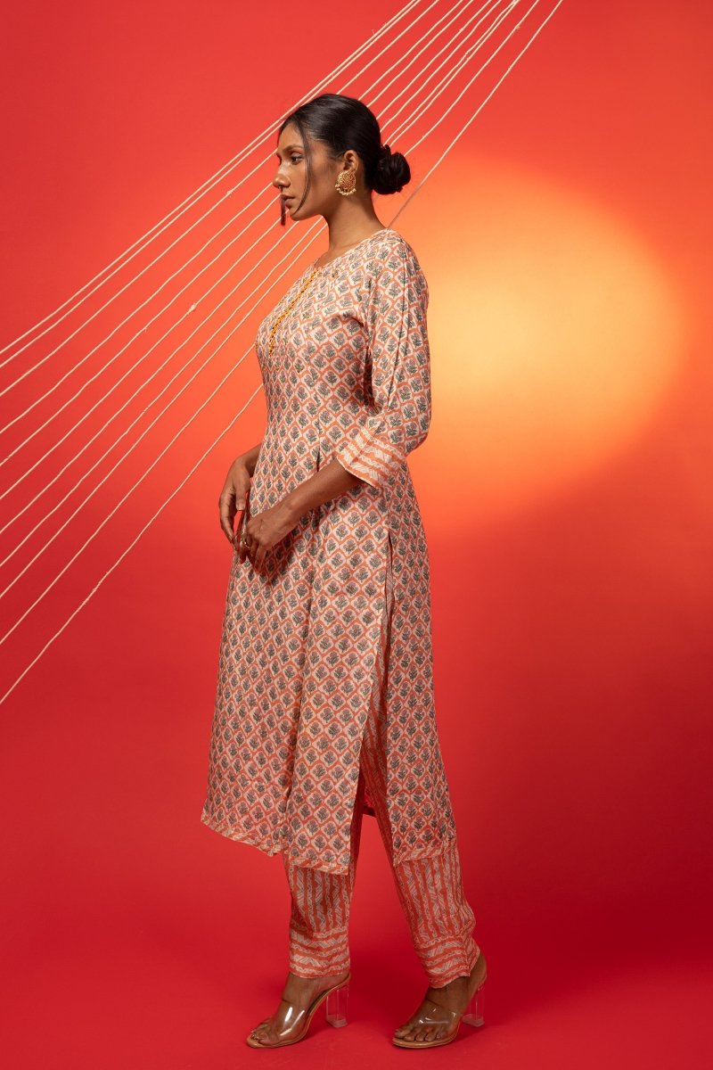 Viscose Muslin Printed Kurta Set - Payal