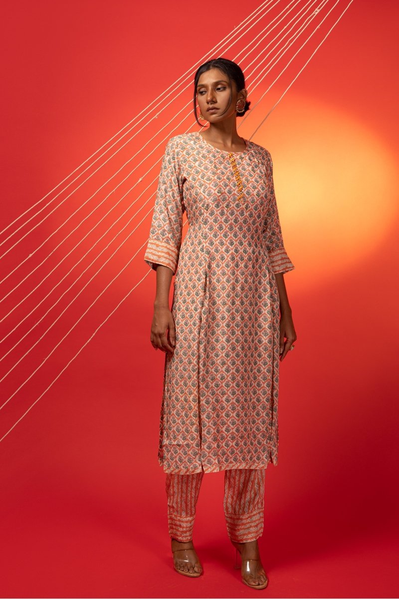 Viscose Muslin Printed Kurta Set - Payal