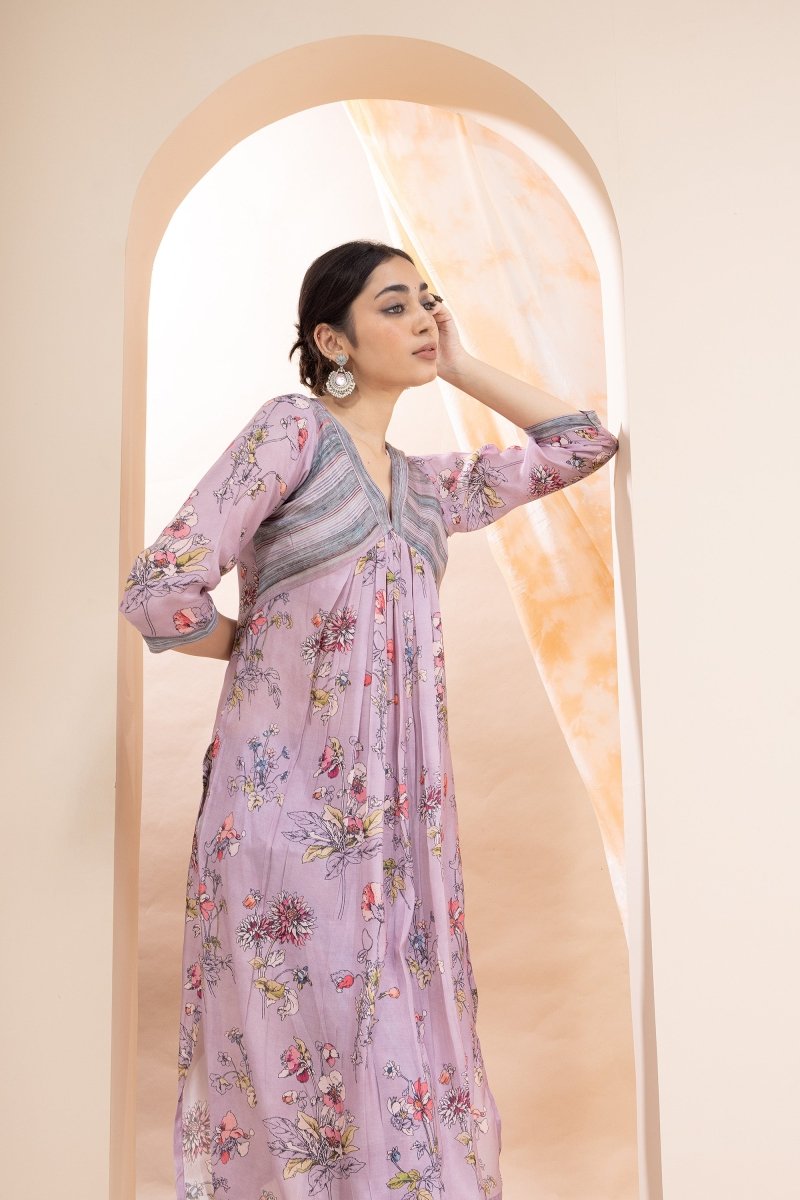 WOK Aline Printed Kurta Set - Payal