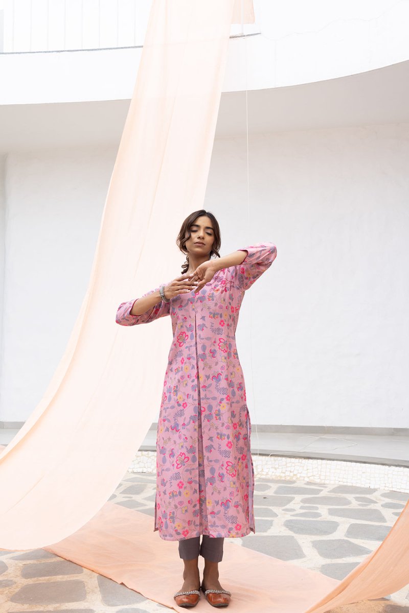 WOK Box Pleated Kurta - Payal