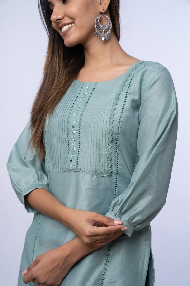 WOK Casual Solid Kurta - Payal