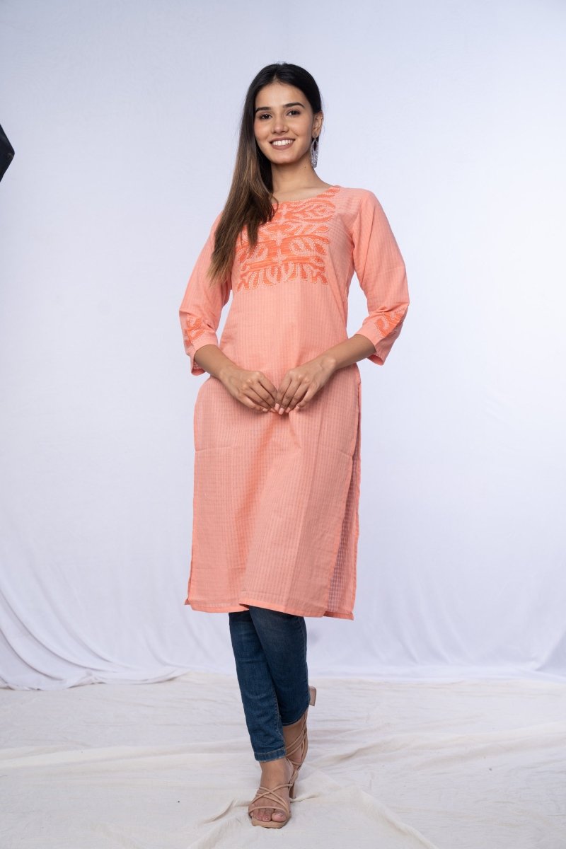 WOK Casual Straight Kurta - Payal