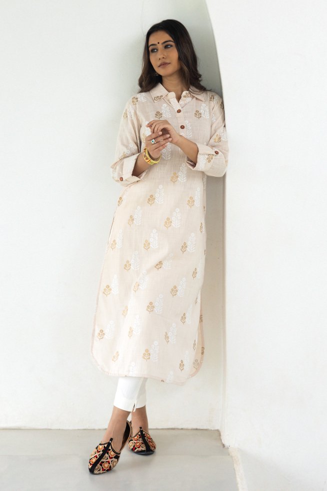 WOK Casual Straight Kurti Top - Payal