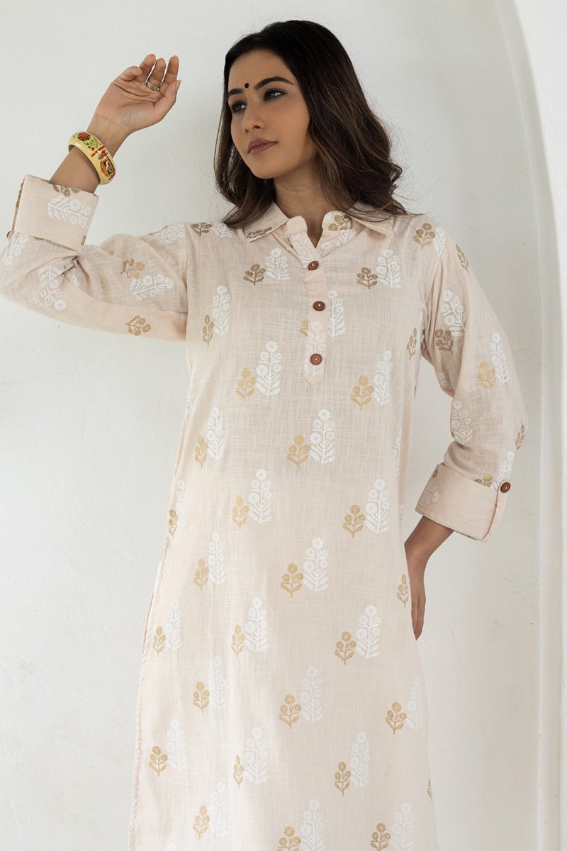 WOK Casual Straight Kurti Top - Payal