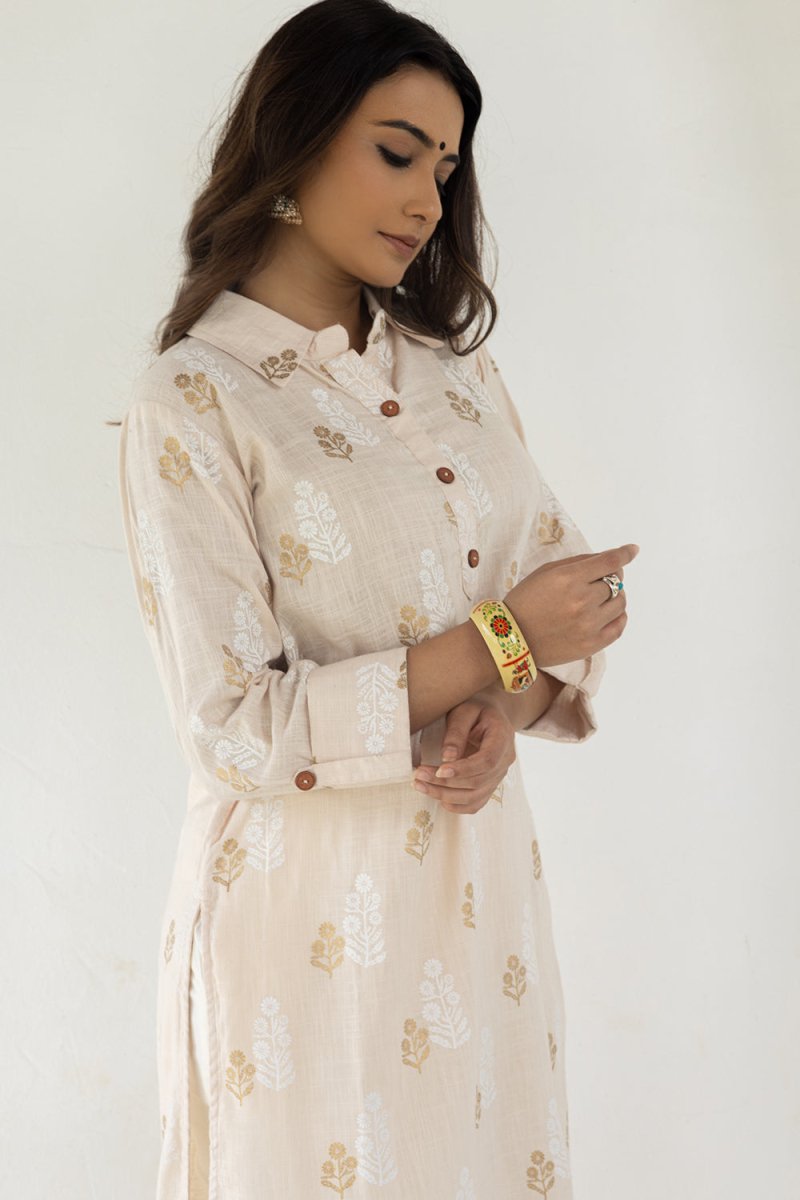 WOK Casual Straight Kurti Top - Payal