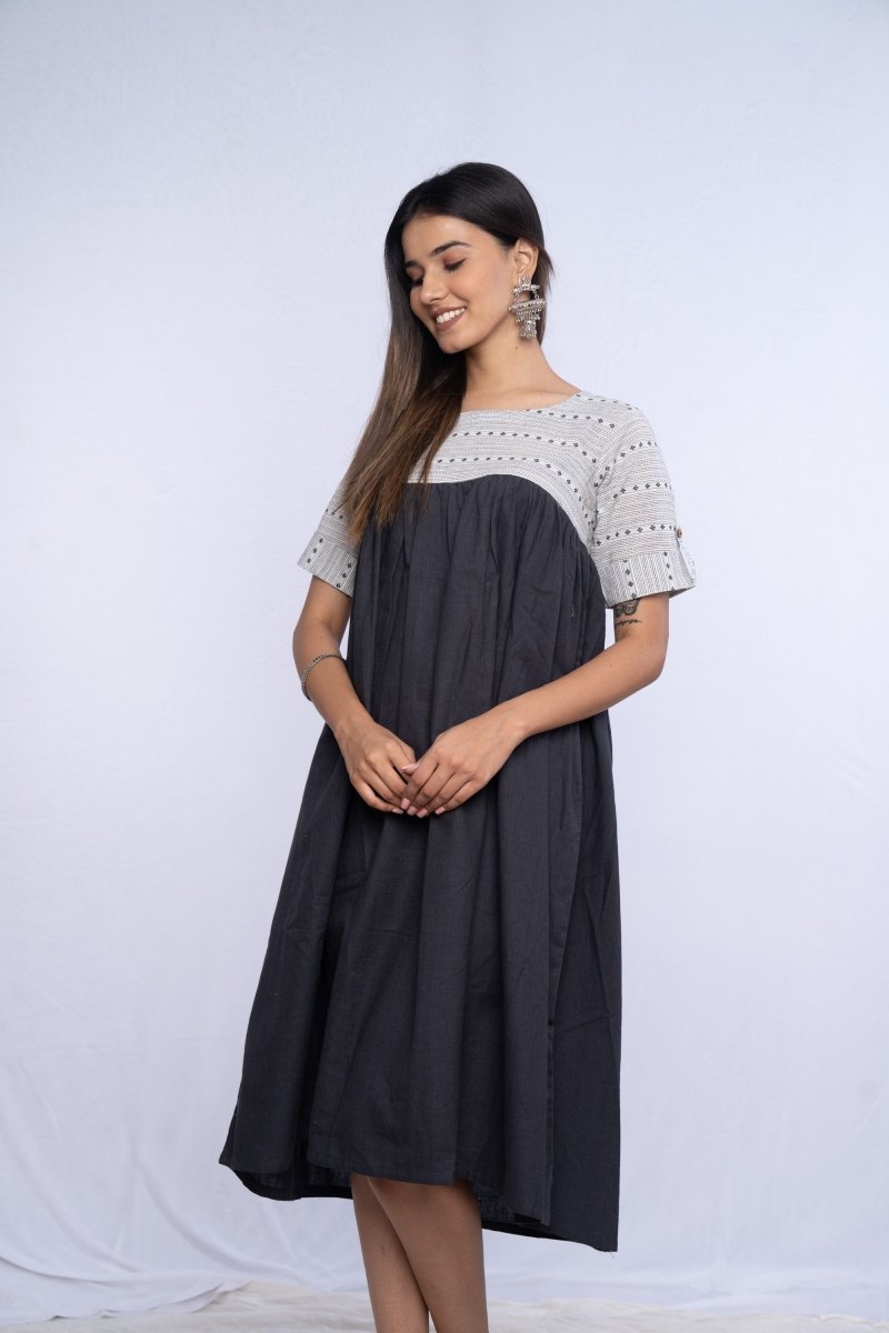 WOK Cotton Dobby Dress - Payal