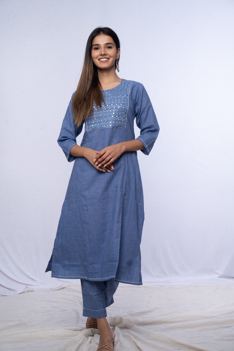 WOK Cotton Linen Co-ord Set - Payal