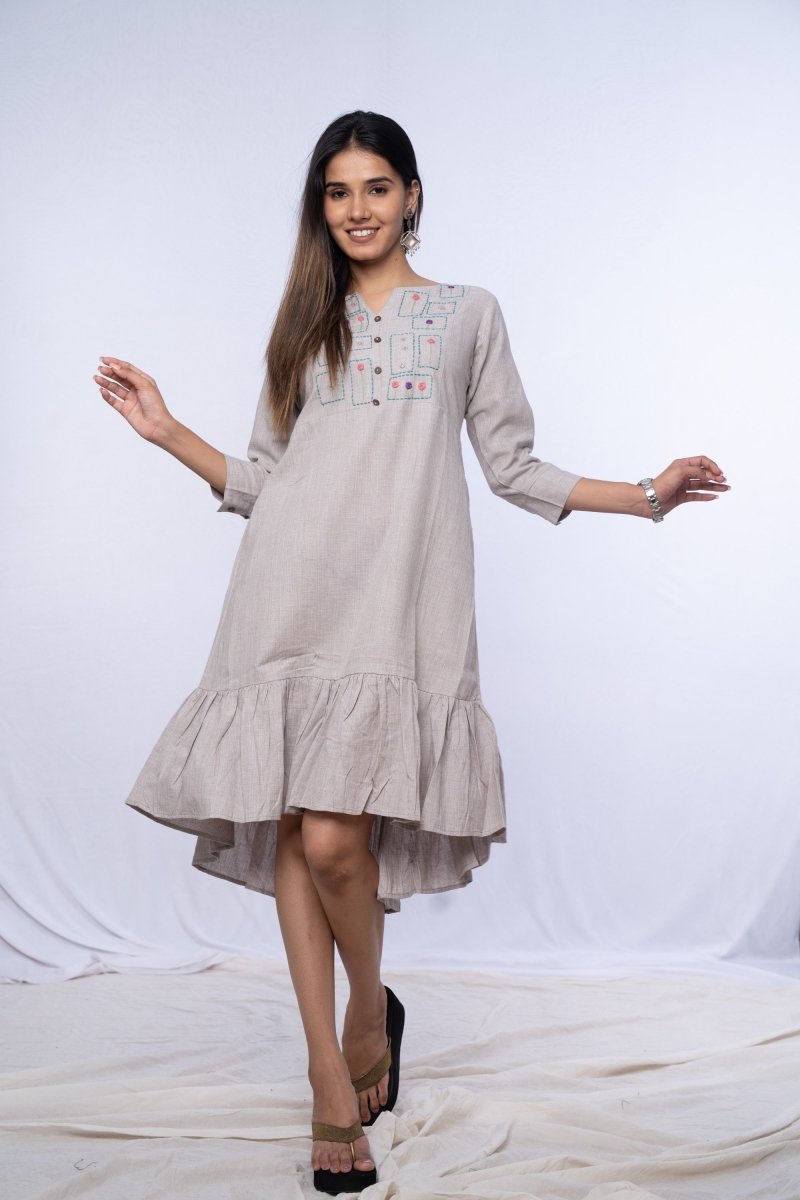 WOK Handcrafted Kurti Dress - Payal