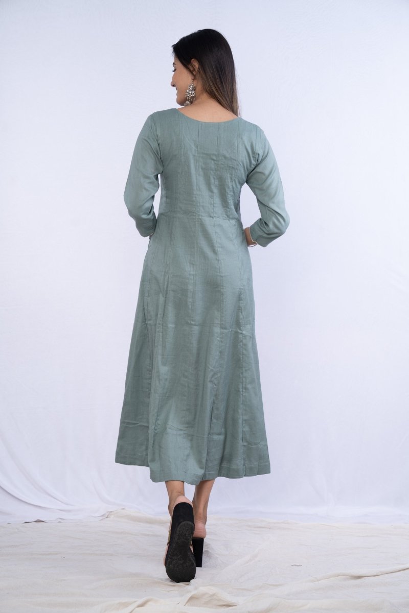 WOK Kalidar Printed Kurta - Payal