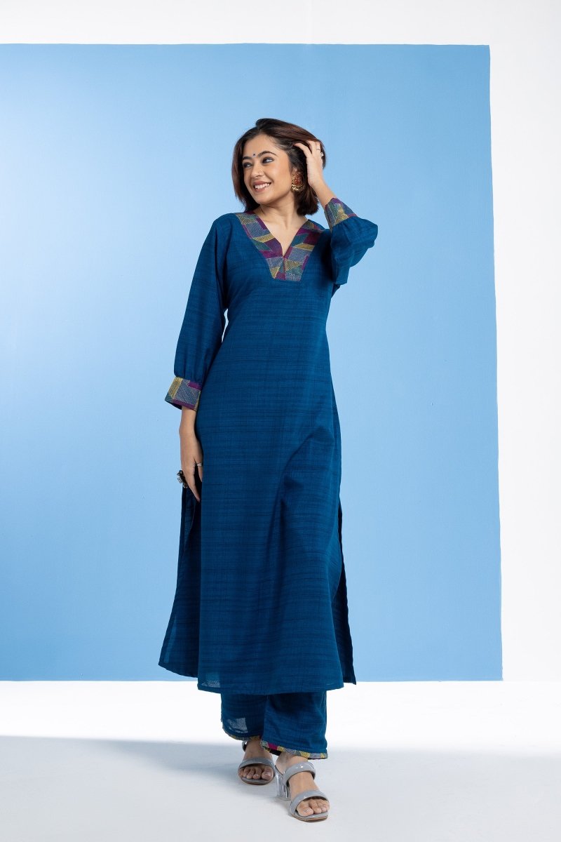 WOK Multicolor Embroidered Kurta Set - Payal