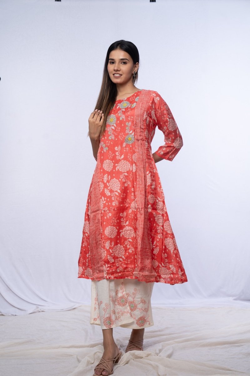 WOK Muslin Festive Kurta Set - Payal