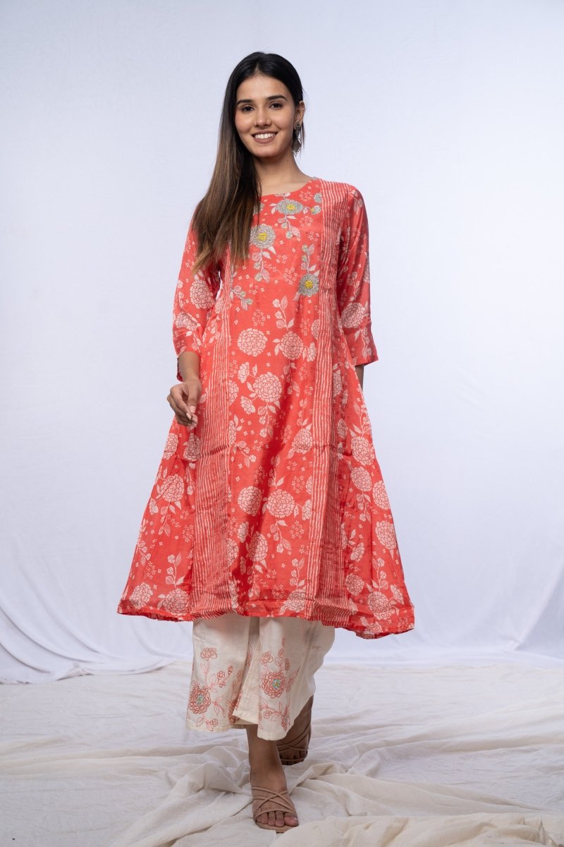 WOK Muslin Festive Kurta Set - Payal