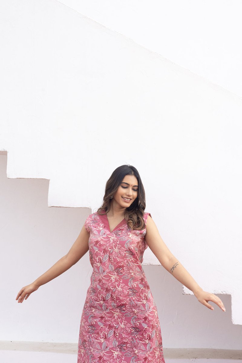 WOK Muslin Printed Kurta Set - Payal