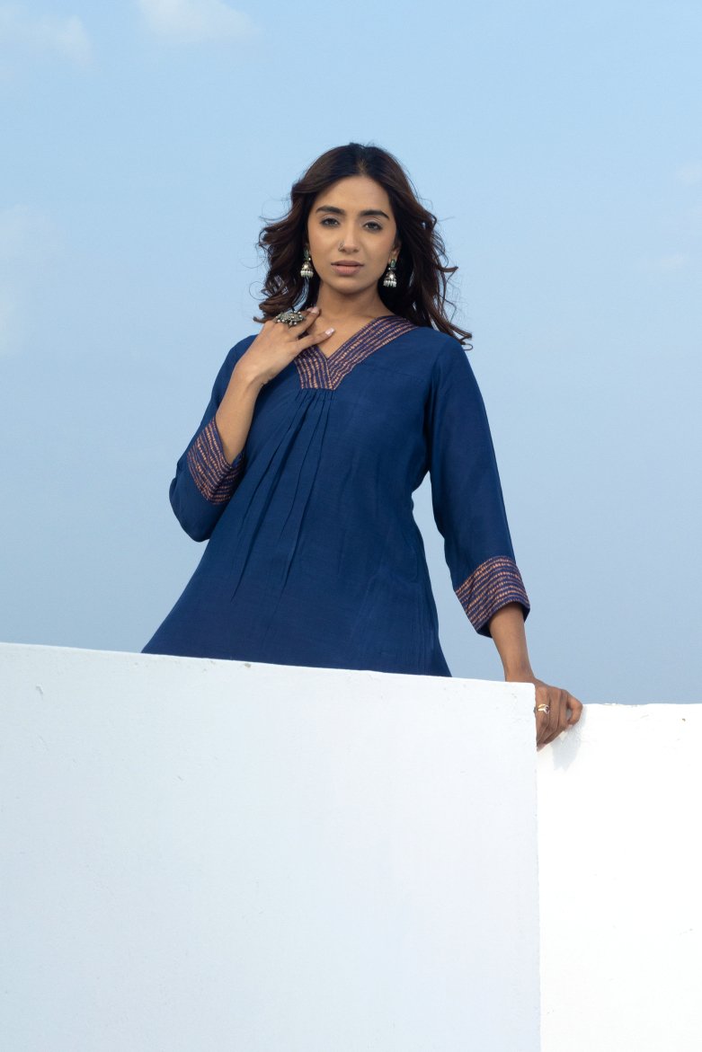 WOK Solid to Print Short Top - Payal