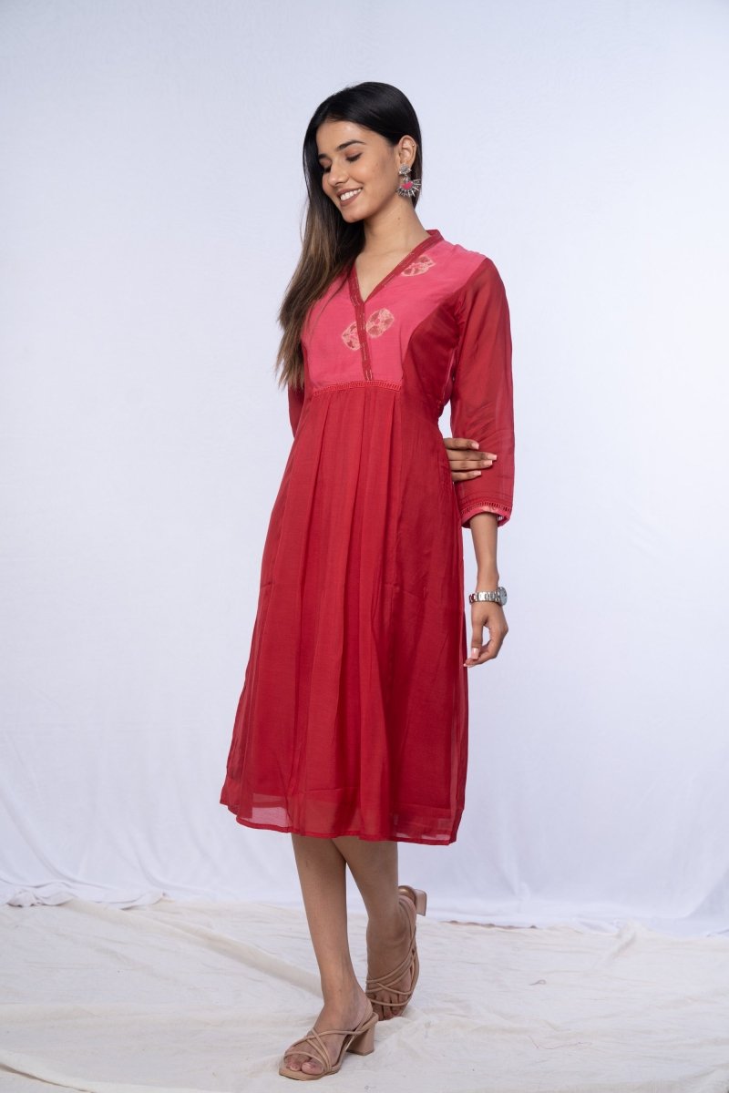 WOK Stylish Muslin Dress - Payal