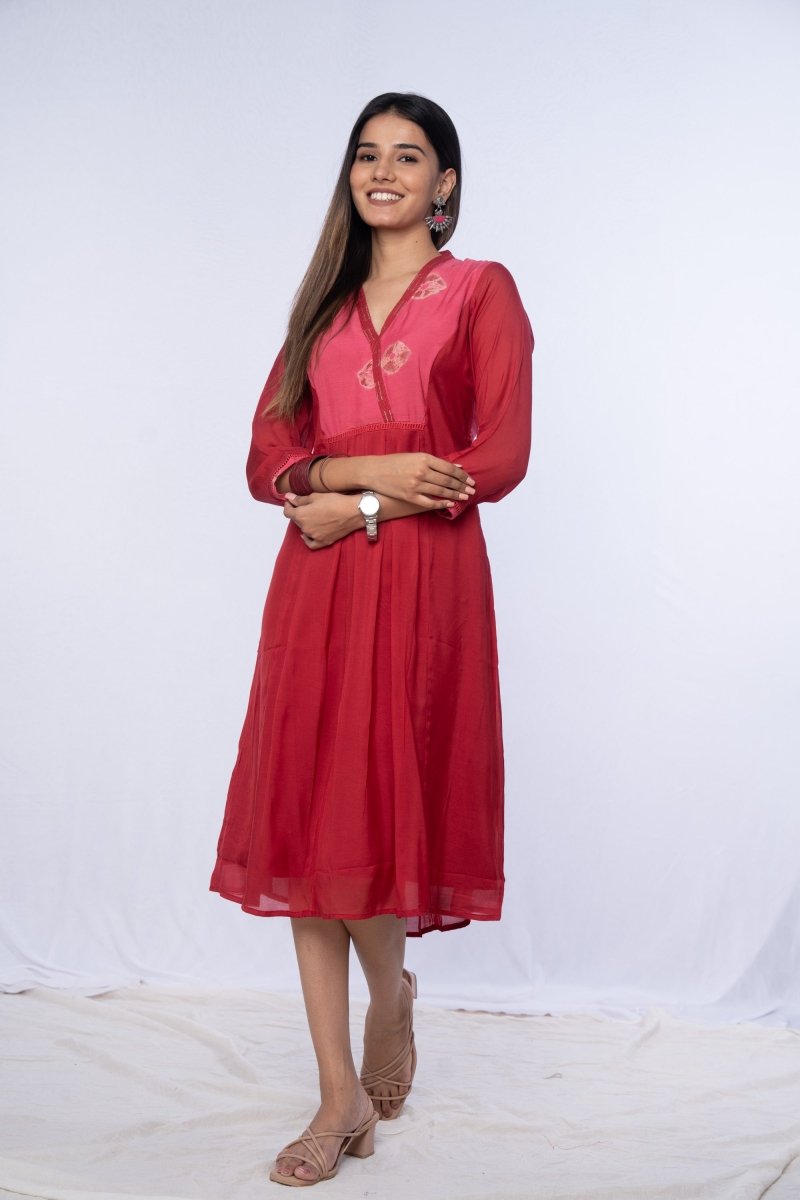 WOK Stylish Muslin Dress - Payal