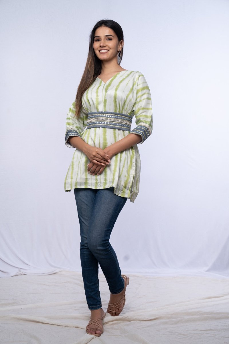 WOK Tie Dye Short Kurti - Payal