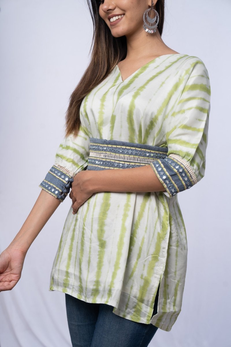 WOK Tie Dye Short Kurti - Payal