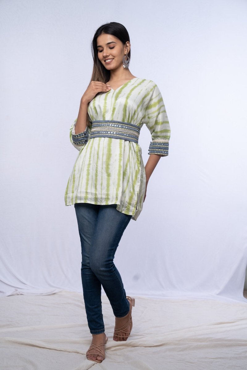 WOK Tie Dye Short Kurti - Payal