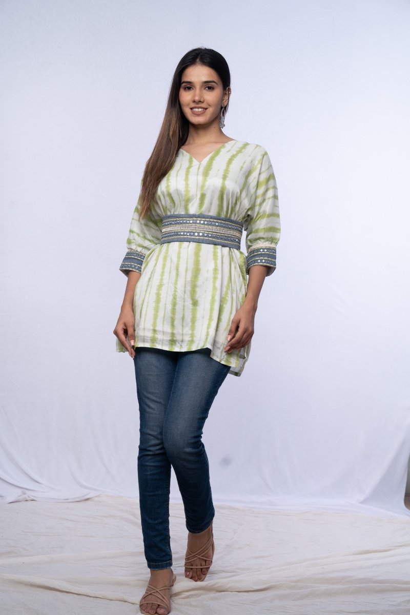 WOK Tie Dye Short Kurti - Payal