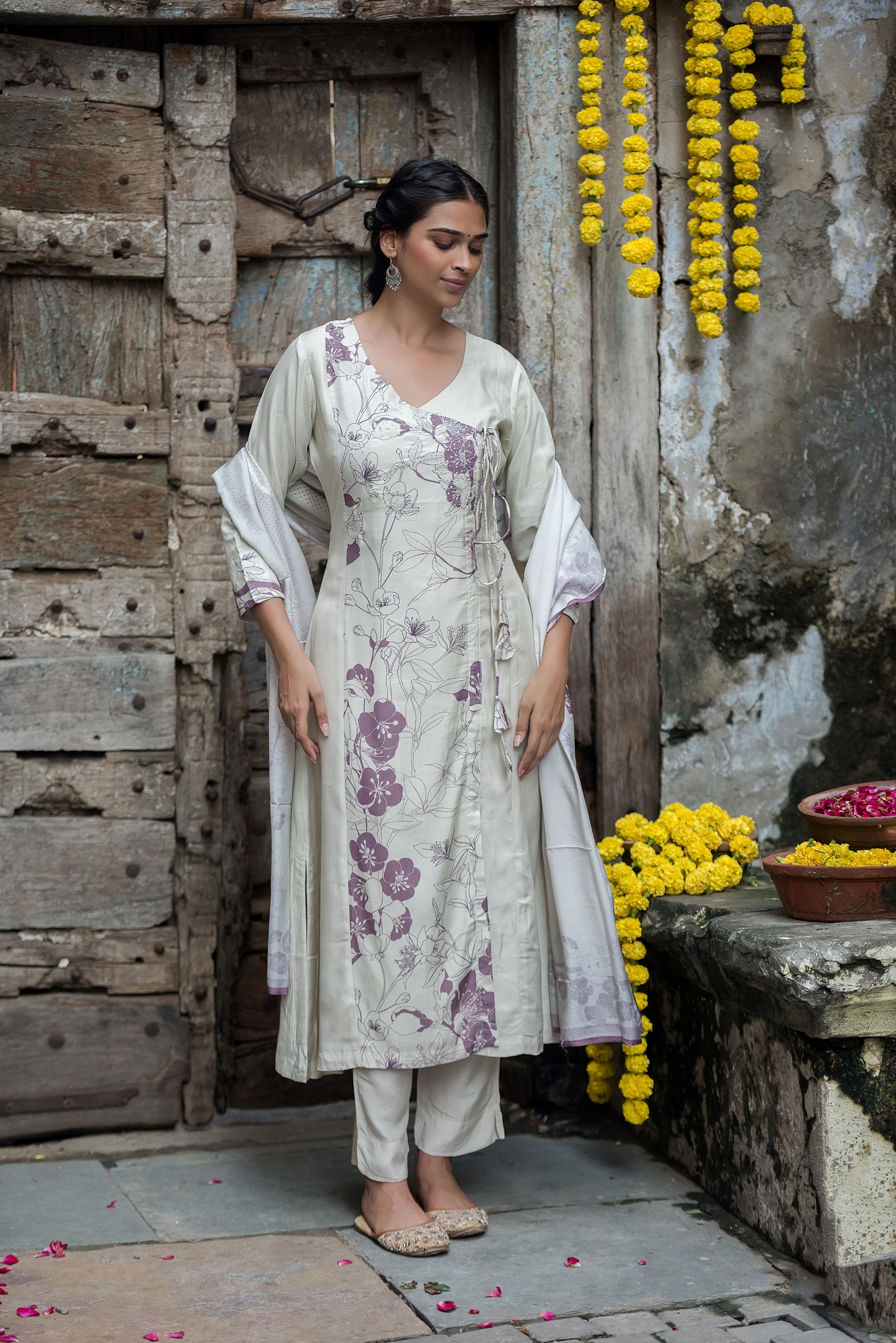 Onion Muslin Straight Salwar Suit