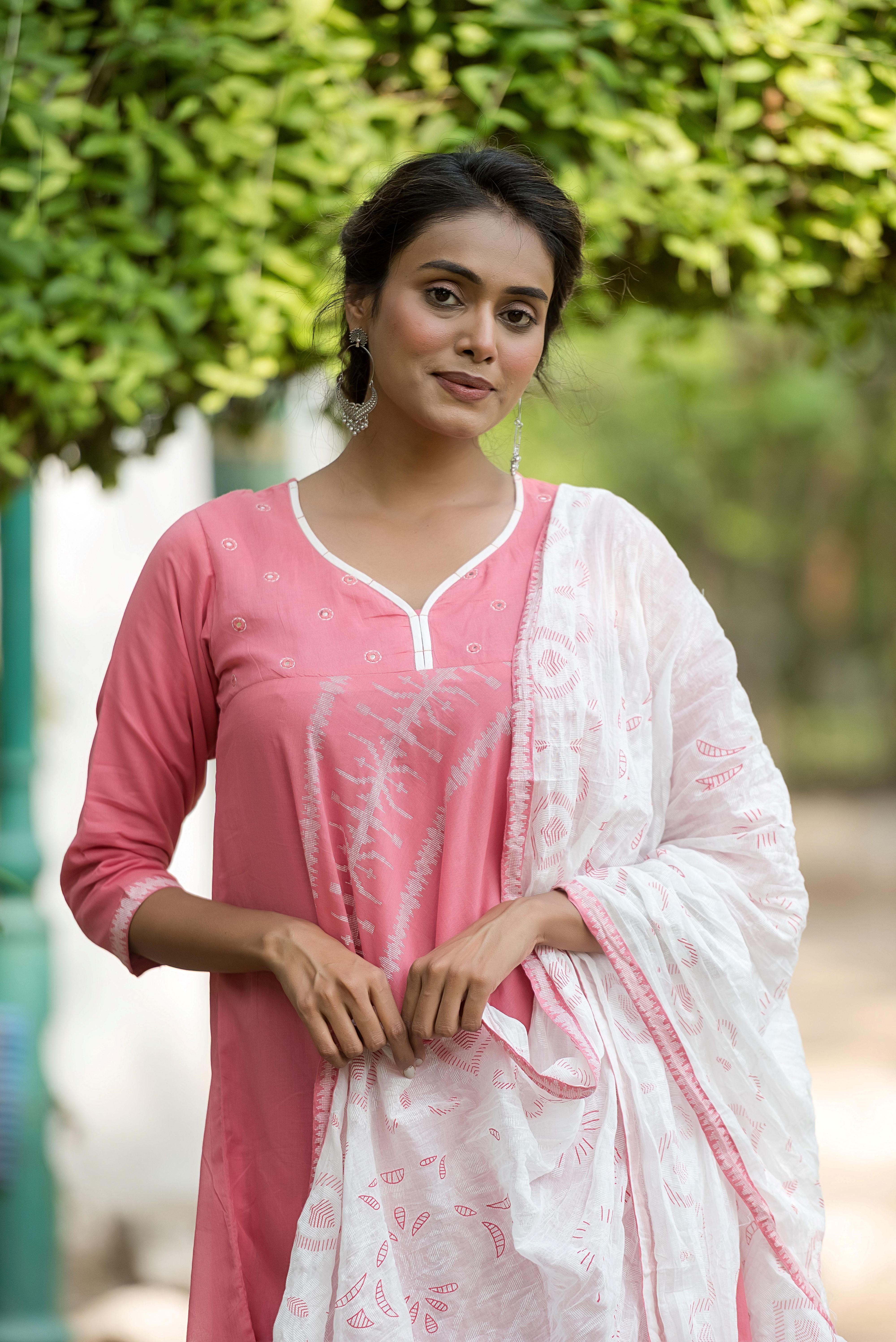 Pich Mal A-line Salwar Suit