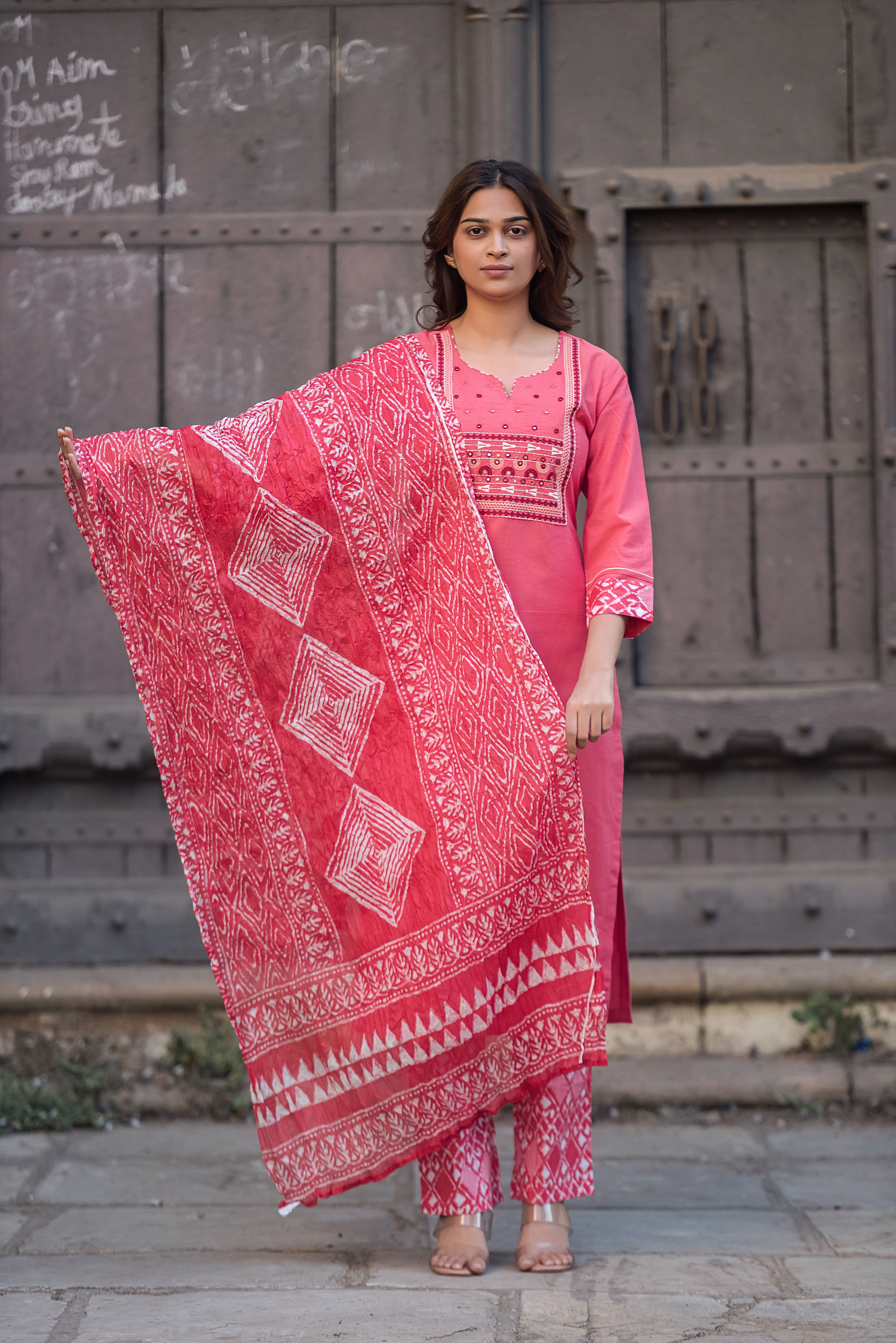 Pich Straight South Cotton Salwar Suit Set