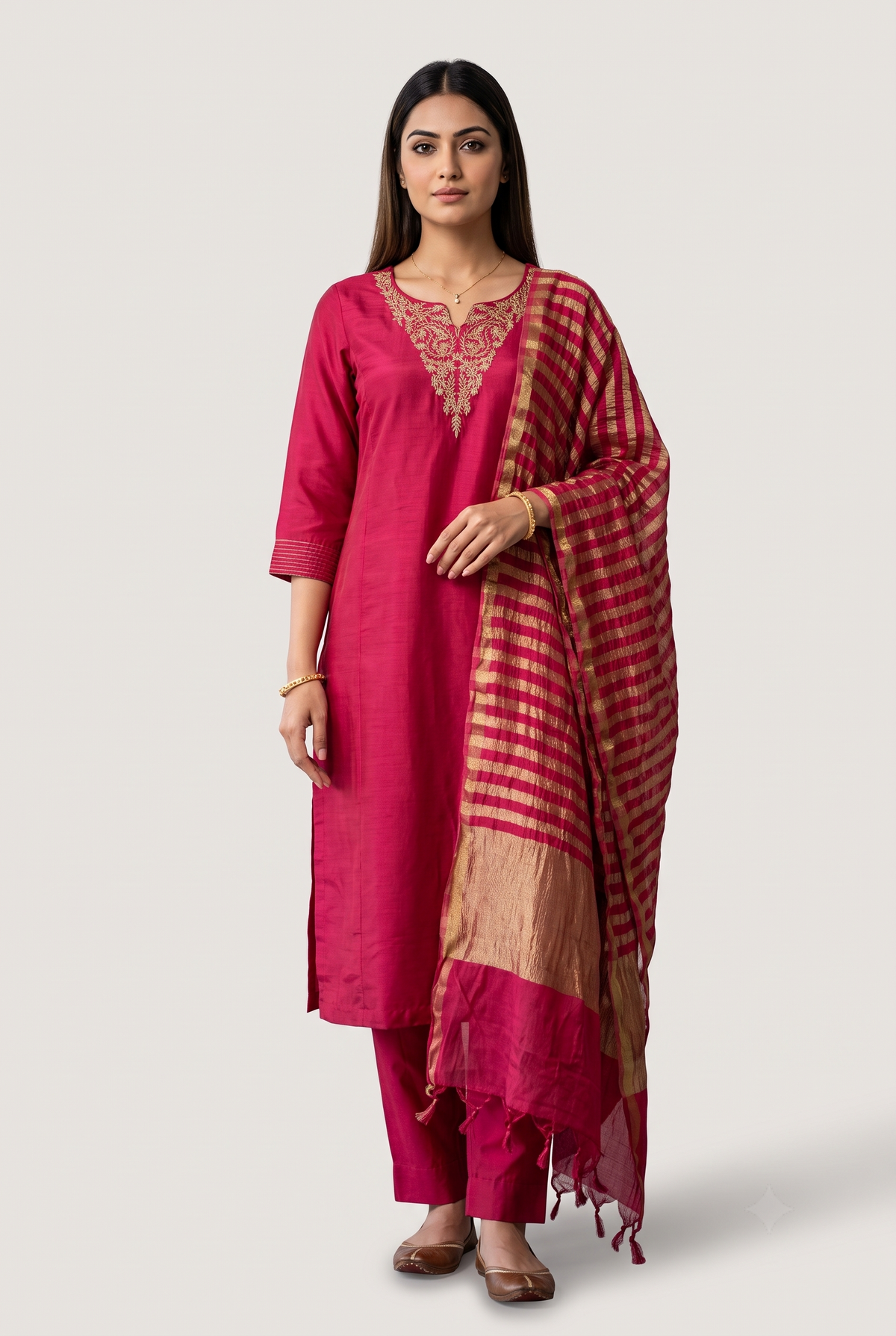 Rani Straight Silk Salwar Suit