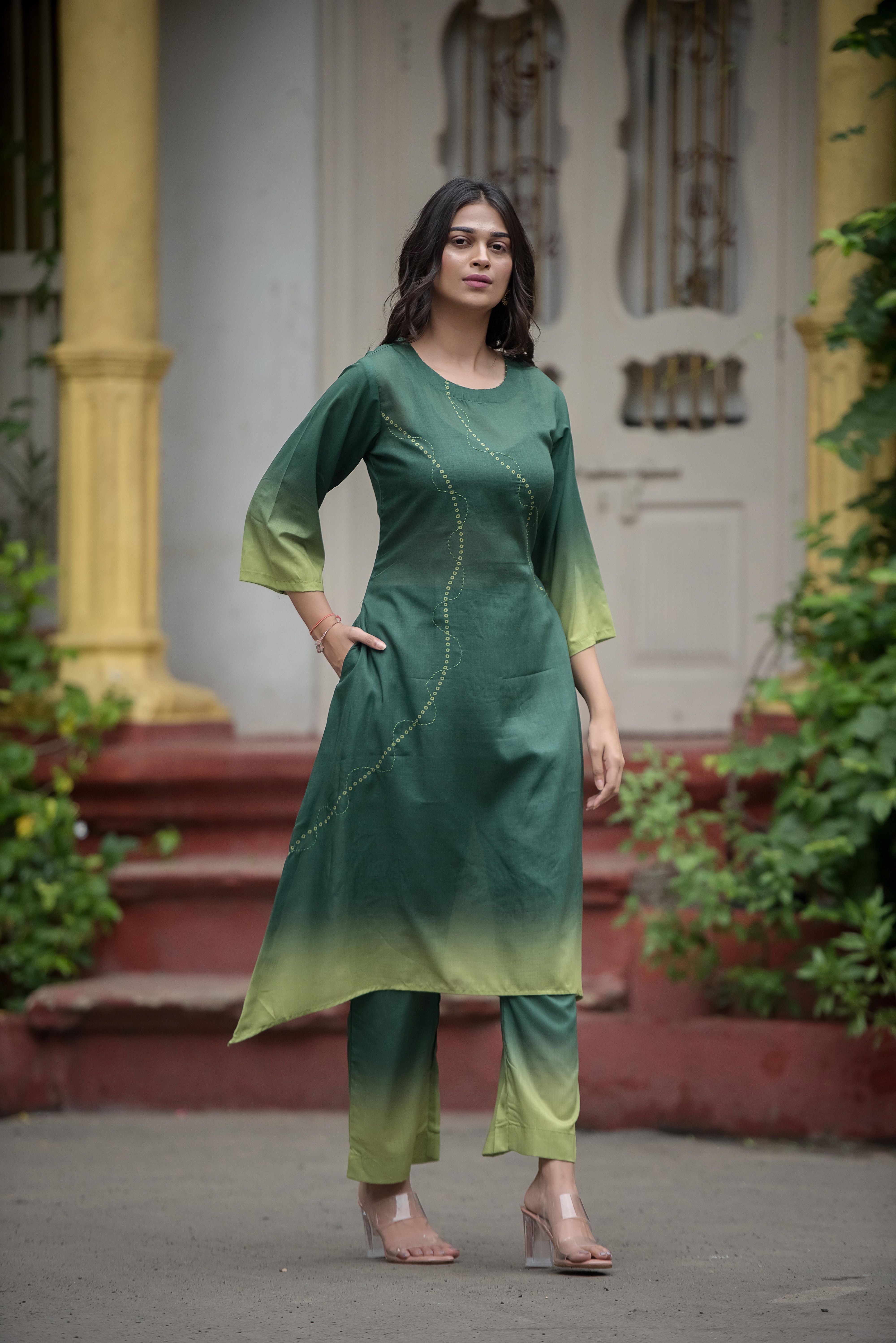 Graceful Green Co-ord Set