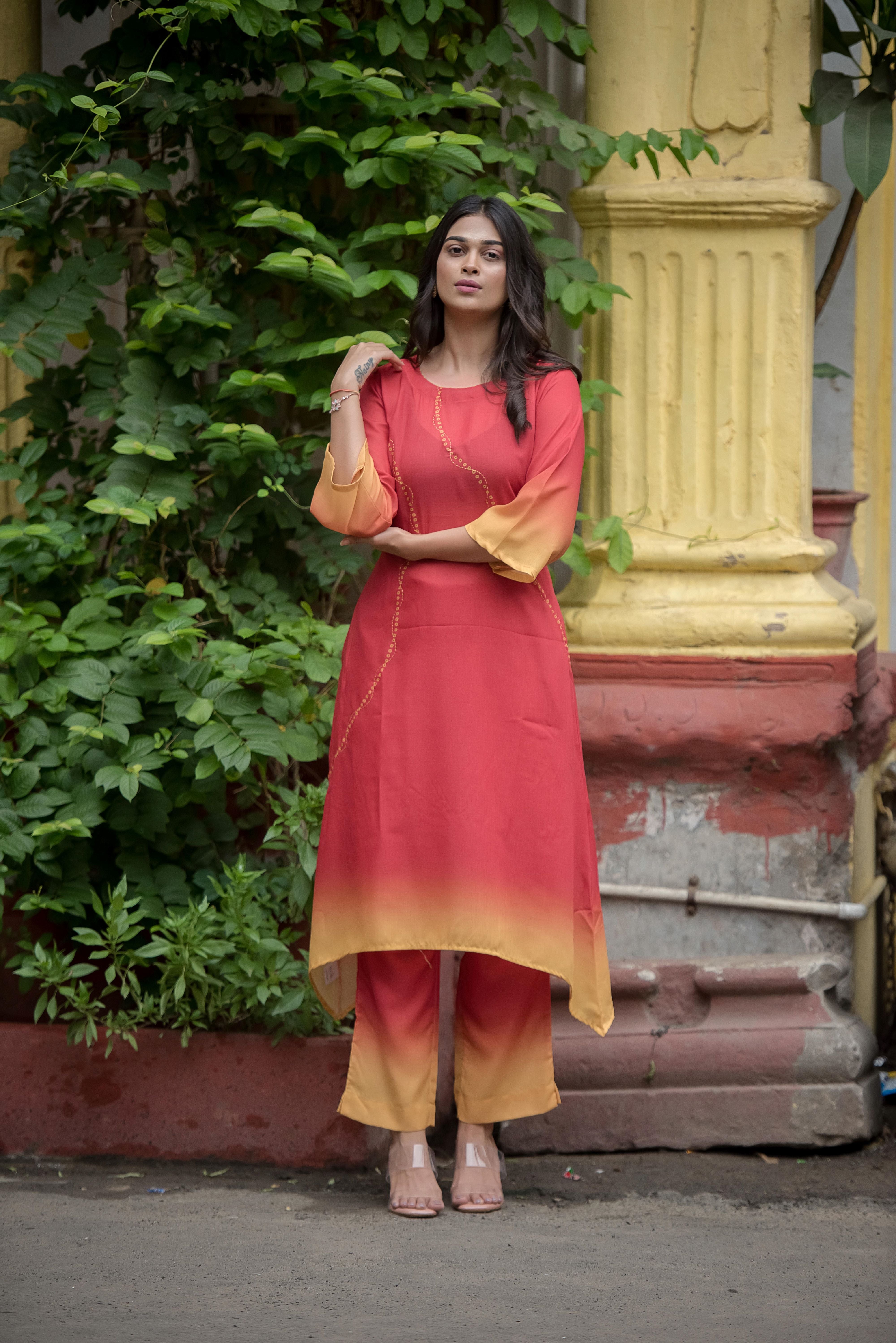 Classic Orange Co-ord Set